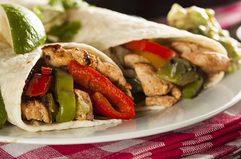 Fajitas au poulet